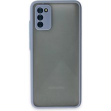 Newface Samsung Galaxy A02S Kılıf Montreal Silikon Kapak - Gri