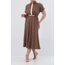 Garnili Puan Tencel Elbise EL-4257-B