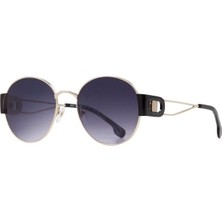 Caretta Crttagünş 8602-C.01 Genç Kadın Oval Çerçeveli Metal UV400 Güneş Gözlüğü