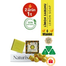 Naturix Limon Sabunu 125 gr – ve Siyah Nokta Karşıtı, C Vitaminli Doğal Sabun