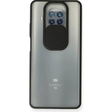 Newface Xiaomi Mi 10T Lite Kılıf Palm Buzlu Kamera Sürgülü Silikon - Siyah
