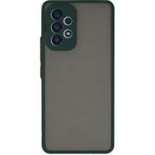 Newface Samsung Galaxy A33 5g Kılıf Montreal Silikon Kapak - Yeşil