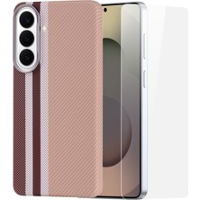 Teleplus Samsung Galaxy S26 Kılıf Nekst Karbon Tasarım Msafe Özellikli Kapak + Nano Ekran Koruyucu
