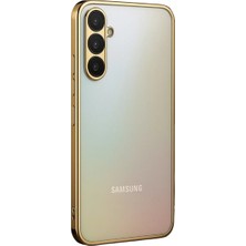 Newface Samsung Galaxy A34 5g Kılıf Razer Lensli Silikon - Gold