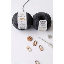 Hobi Dünyası Evim 2 Adet Baby Cotton Yazlık Projeler Için Hafif ve Konforlu Pamuk Iplik Amigurumi Bandana Ipi Bere Punch Panç Nakış Ipi- Renk: 3450