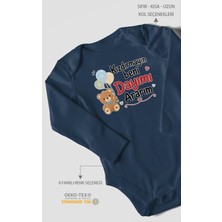 Morivo Kids Kızdırmayın Beni Dayımı Ararım Uzun Kollu Çıtçıtlı Bebek Body %100 Pamuk