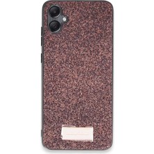 Onegif Samsung Galaxy A05 Bright Simli Kapak - Derin Mor