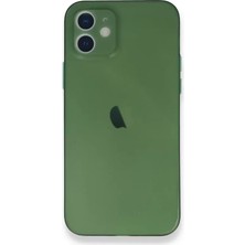 Newface Apple iPhone 12 Mini Kılıf Pp Ultra Ince Kapak - Yeşil