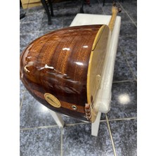 İlke 41 Tekne Maun Kısa Sap Bağlama (Kılıf, Yedek Takım Tel Hediyeli)