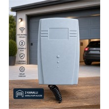 Gümrük Bey 433.92 Mhz 2 Kanallı Garaj Kapı Alıcısı | Huı Ke HK4100F-DC5V-SHG Röleli Receiver
