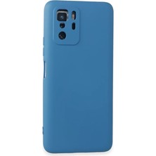 Newface Xiaomi Poco X3 Gt Kılıf Nano Içi Kadife Silikon - Mavi