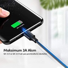 Fantastik Store 2.0 A Usb-A & Usb-C & Şarj ve Data Kablosu, 50 Santimetre, Siyah, 60115