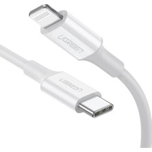 Fantastik Store Type-C Lightning Mfi Lisanslı iPhone Hızlı Şarj Kablosu, Pd Uyumlu, 1 Metre, Beyaz