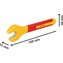 Fantastik Store Professional Vde Açık Ağız Anahtar 17MM (1x Tek Ağız Anahtar 17MM)