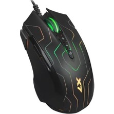 Fantastik Store X89 Siyah-Labirent Optik 2400 Dpı Gamer Mouse
