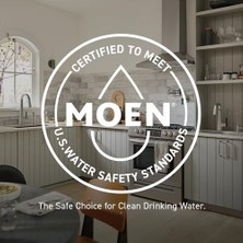 Fantastik Store Moen WS84922 Conway Iki Saplı Orta Set Drenaj Montajlı Banyo Musluğu, Krom
