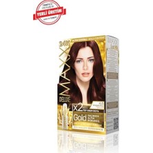 Fantastik Store Serisi 24K Altın Parçacıklı Serum ile 1 Kutu 2 x 50 ml ve Geliştiriciler Saç Boyası (Kestsane Kızılı 4.6)