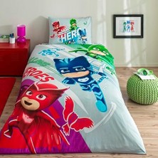 Fantastik Store Pj Masks Super Team Standart Pamuk Nevresim Takımı, Çok Renkli, Tek Kişilik
