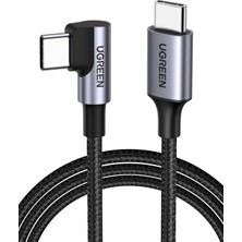 Fantastik Store 2.0 A, 60 W Usb-C & Usb-C, 90 Derece Şarj ve Data Kablosu, 1 Metre, ACBUGN50123A
