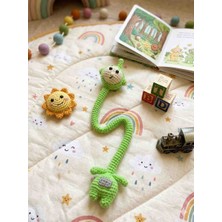 Elaraknits Handmade Teletabi Figürlü Örgü Çanta Süsü
