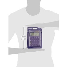 Fantastik Store MS-20UC-PL-N-DC Casio Mini Masa Hesap Makinesi, Mor