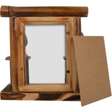 Bambu Kız ve Erkek Biblo Fotoğraf Çerçevesi