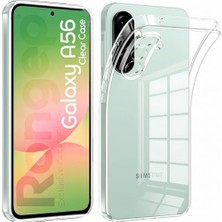 Fantastik Store Galaxy A56 Için Şeffaf Kılıf Kamera Yükseltili A 56 Koruyucu Esnek ve Hafif Tasarımlı Darbelere ve Çizilmeye Karşı Dayanıklı Telefonu Tam Kaplayan  A56 Kılıfı