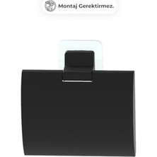 Fantastik Store Moliette Yapışkanlı Tuvalet Kağıtlık - Siyah