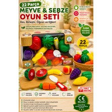 KoseToys Kesilebilir Meyve Sebze Seti 22 Parça