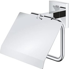 Fantastik Store Start Cube Quickfix Tuvalet Kağıtlığı (Kapaklı), Duş, Banyo Aksesuarları, Krom, 41102000