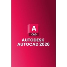 Autodesk AutoCAD 2026 (Windows) - 1 Pc 2 Yıl Dijital Kod