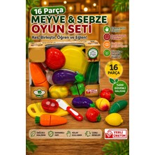 KoseToys Kesilebilir Meyve Sebze Seti 16 Parça