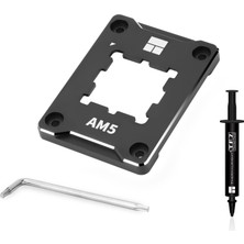 Fantastik Store Asf-Siyah Am5 Cpu Tutucu, Düzeltici Bükülme Önleyici Sabitleme Çerçevesi, Am5 Tam Fit Sabit Işaretsiz Montaj, Am5 Bükülme Önleyici Kontak Çerçevesi, Cpu Soğutucu Standardı