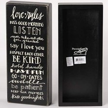 Fantastik Store 26017 Klasik Kutu Işareti, Aşk Kuralları