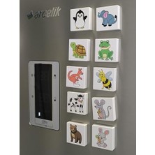 Fantastik Store Efe'nin Hayvanat Bahçesi Seri-1 / Manyetik Blok- Magnet 20 Hayvan Figürü