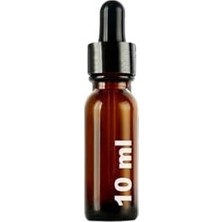 Fantastik Store 10 ml Metal Kapaklı Damlalık Dropper Şişesi Serum 10 cc Cam Şişe 6 Adet (Siyah Kapak, Amber/kahverengi)