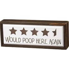 Fantastik Store Word Box Tabelası, Would Poop (105209)