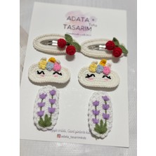  el yapımı kız bebek ve çocuk örgü çıtçıt toka