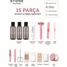 Stone 15 Parça Seyahat ve Kişisel Bakım Seti Kadınlara Özel