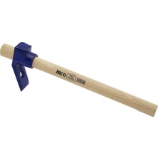 Ahşap Saplı Dövme Çelik Keser - Boyalı Sap - 400 Gram Midastech