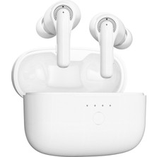 Tribit FlyBuds C1 Qualcomm QCC3040 ANC 60 Saat Oynatma Süresi Kablosuz 5.2 Bluetooth Kulak İçi Kulaklık Beyaz