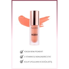 Colezium Liquid Blush 10 Peach Nemlendirici Etkili Likit Allık (Işıltılı)