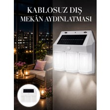Nemere İthalat Dış Mekan Solar Duvar Lambası – 120° Hareket Algılama, 3 Işık Modu Yeni Nesil Nemere Ithal