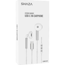Shaza Type C Kablolu Kulaklık beyaz