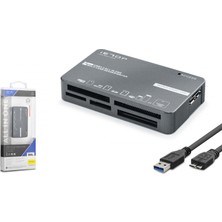 Marsilyan USB 3.2 Gen1 All In One Kart Okuyucu Cf Sd Microsd Ms Xd 5 Gbps C308