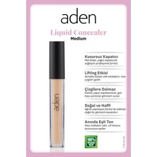 Colezium Aden Liquid Concealer - 02 Medium(Orta)