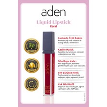 Colezium Aden Liquid Lipstick - Likit Ruj 21 Coral(Mercan)