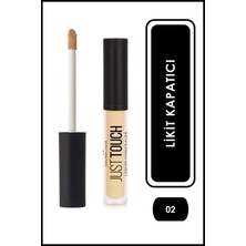 Colezium Just Touch Liquid Concealer 02 E Vitamini, Niacinamide, Likit Kapatıcı 3,5 ml