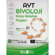 Akm Kitap Ayt Biyoloji Konu Anlatım Föyleri Biyotik Yayınları