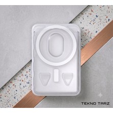 Tekno Tarz 58 Magsafe Kartlık Şeffaf Manyetik Cüzdan